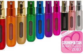 Travalo: vaporizador de perfume recargable de bolsillo