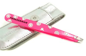Pinzas para depilar con cristales Swarovski, de Tweezerman