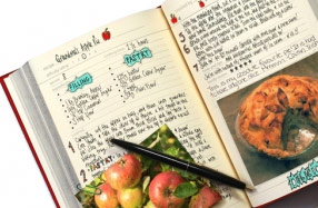 El libro más original para recetas familiares