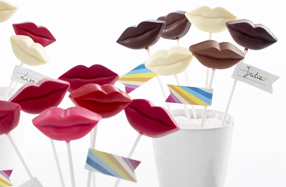 Pop kiss: crea piruletas con forma de labios