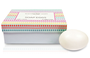 Jabones de tocador en forma de huevo de Scottish Fine Soaps