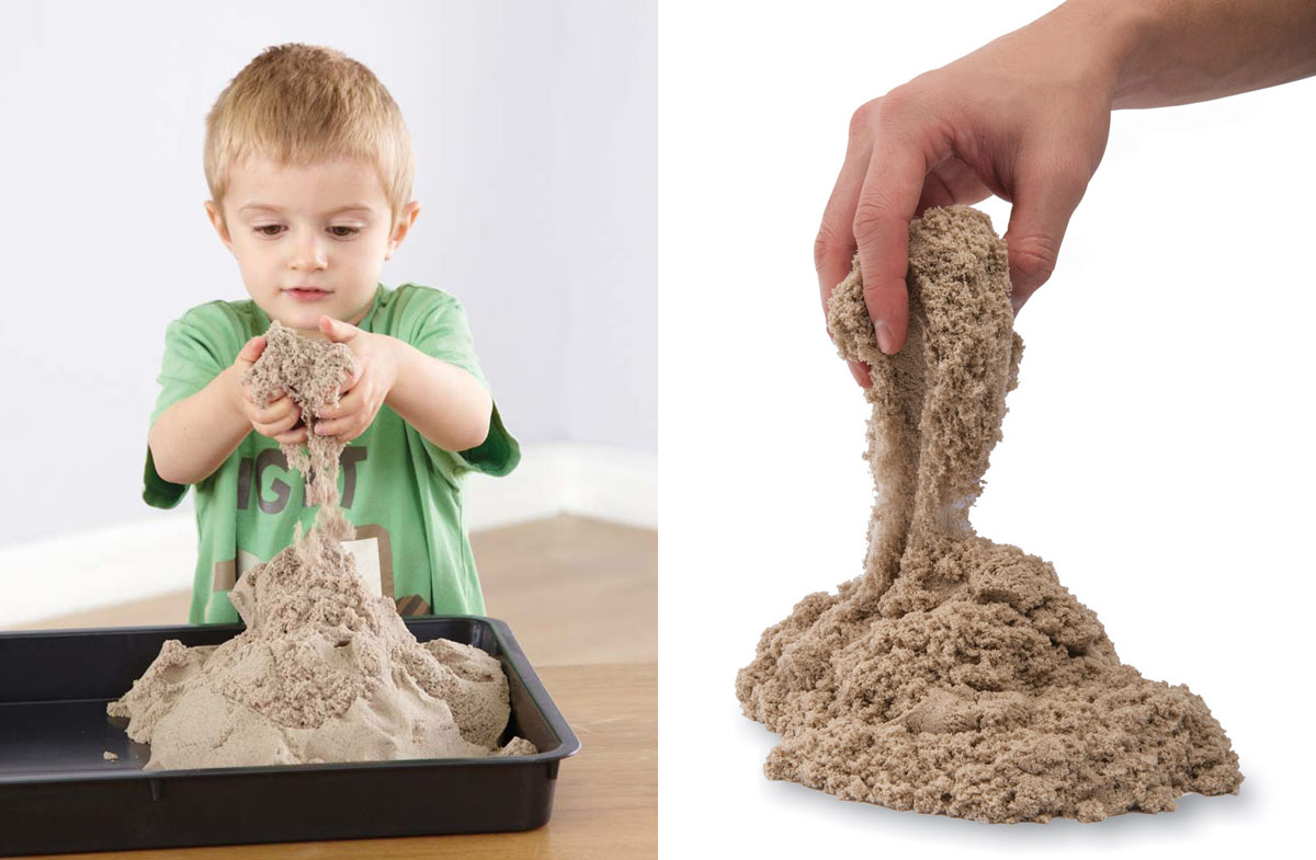 Arena mágica moldeable que no mancha