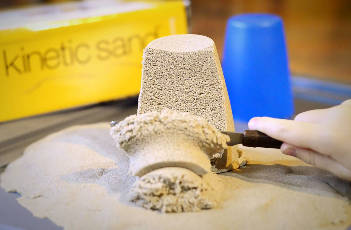 Arena mágica moldeable que no mancha