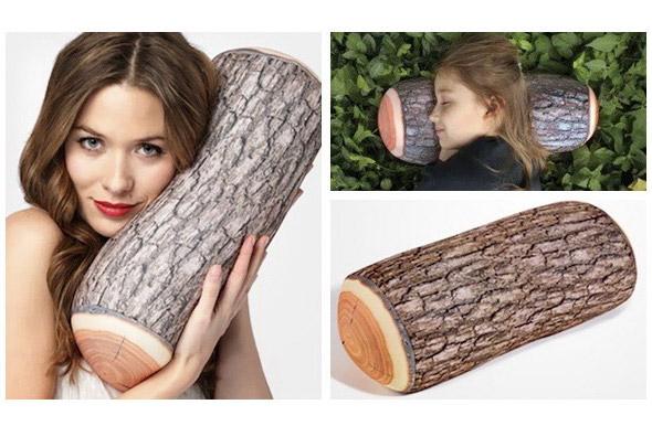 Almohada para dormir como un tronco en cualquier parte