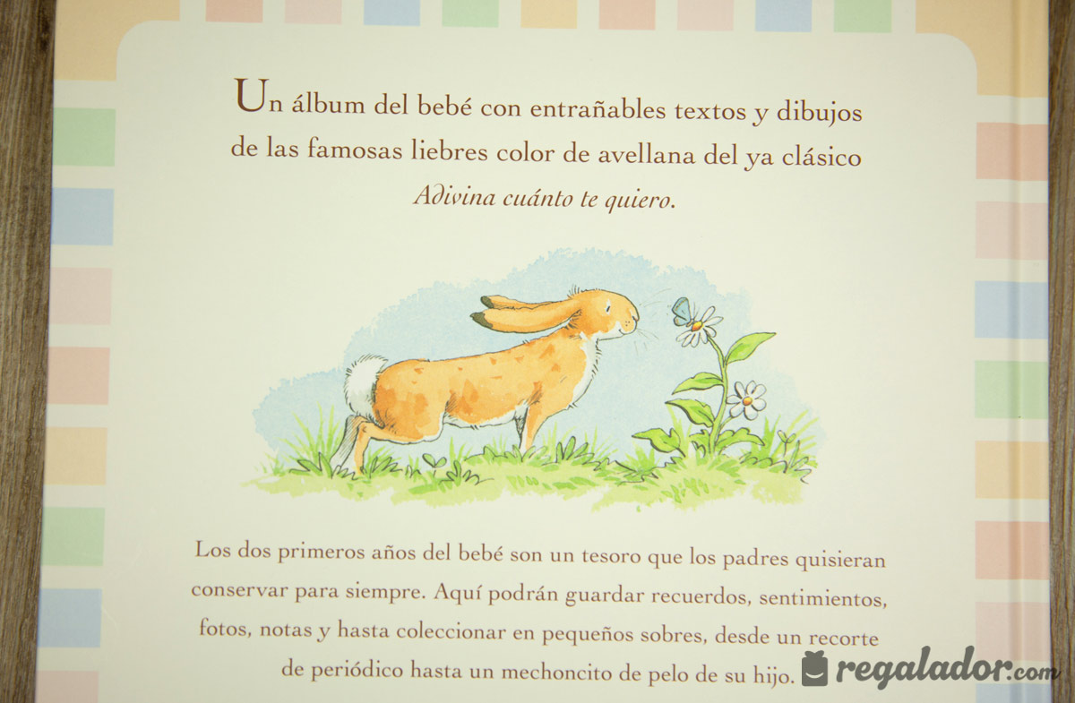 “Mi diario de bebé”: basado en el clásico “Adivina cuánto te quiero”