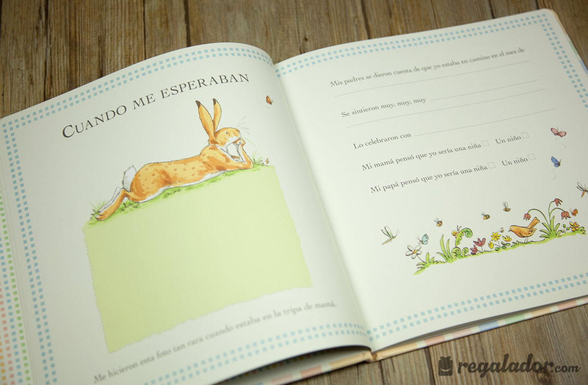 “Mi diario de bebé”: basado en el clásico “Adivina cuánto te quiero”