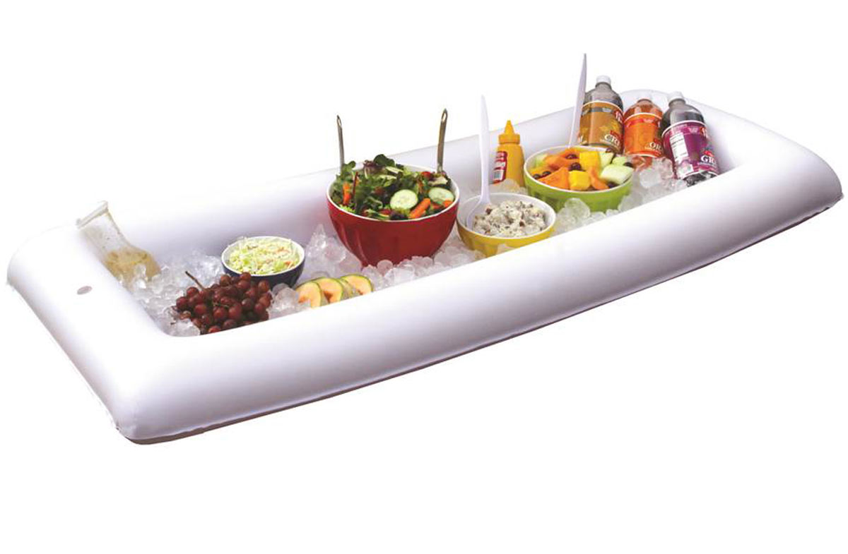 Bandeja Flotante Para Piscina 90x55 Cm – Soporte Hinchable Para Bebidas Y Snacks – Ideal Verano