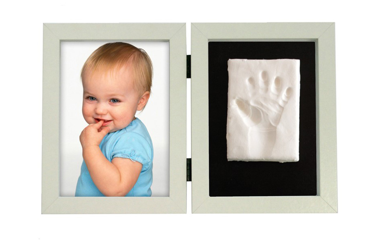 Marco con la huella y la foto de tu bebé de Kidzzcast