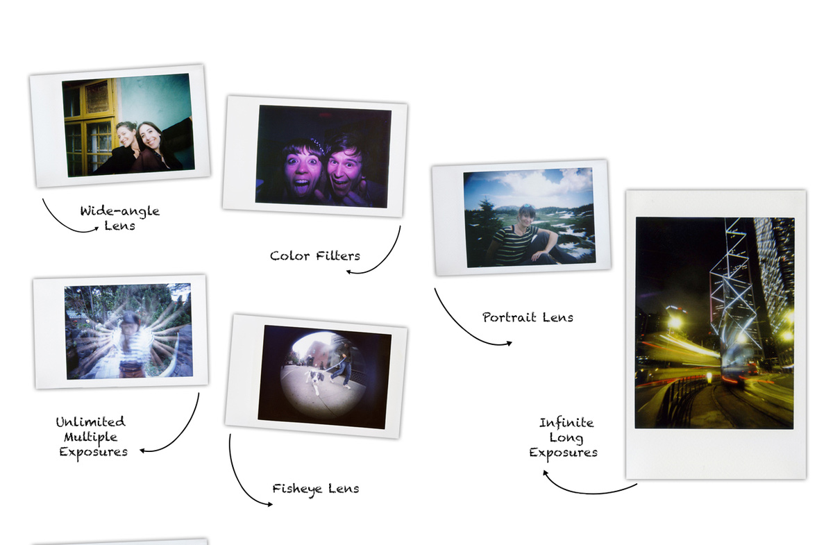 Cámara de fotos instantánea de Lomography