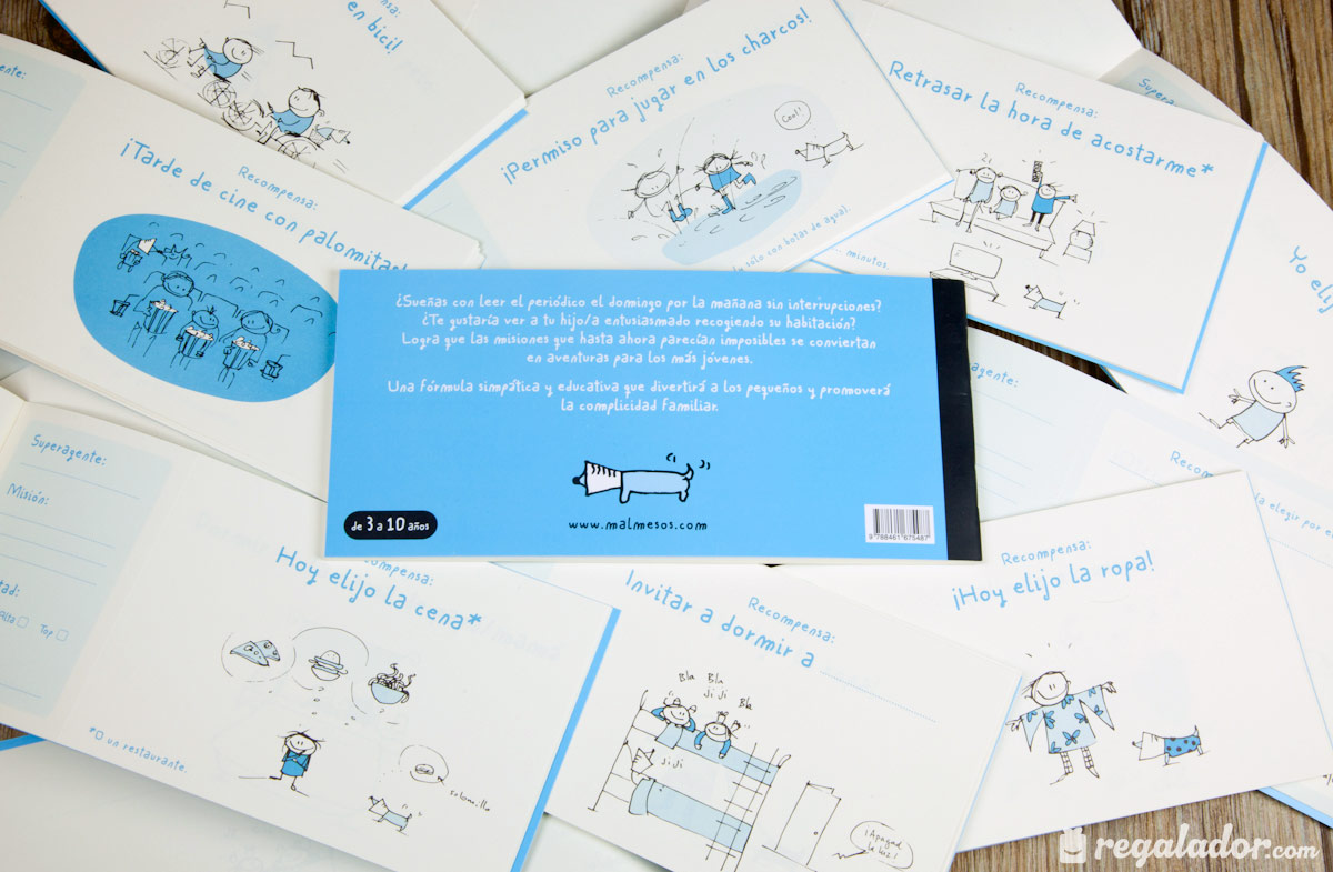 El talonario para padres e hijos (o “pequeñ@s superagentes”)