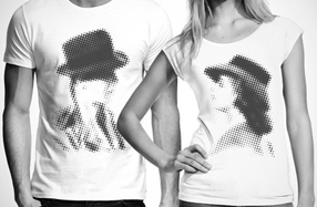 Las camisetas para parejas de película