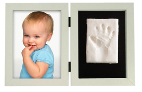 Marco con la huella y la foto de tu bebé de Kidzzcast