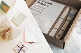 Kit para realizar encuadernaciones artísticas