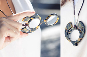 Las gafas colgante con más glamour
