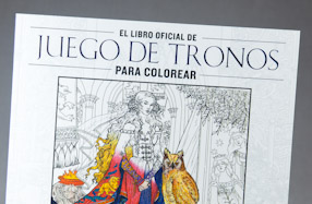 El libro para colorear para fans de Juego de Tronos