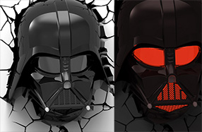 Lámpara 3D Star Wars: Darth Vader