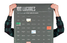Póster: 100 lugares que hay que visitar antes de morir