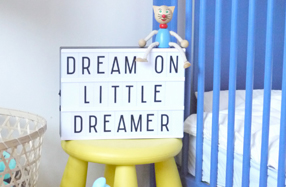 Caja de luz para decorar con mensajes