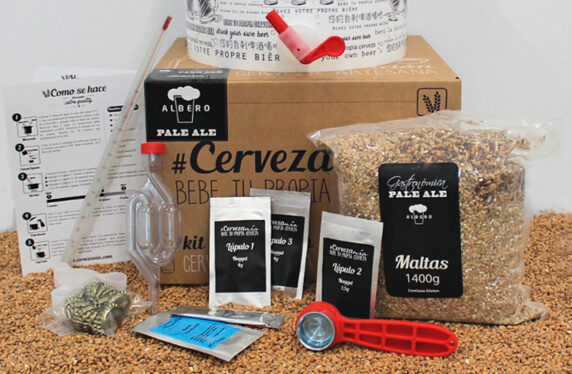 Kit para elaborar tu propia cerveza de marcas nacionales