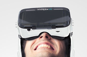 Gafas 3D de realidad virtual con auriculares integrados