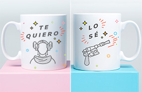 Tazas frikis para parejas fans de Star Wars
