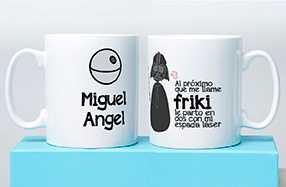 Taza personalizable para frikis