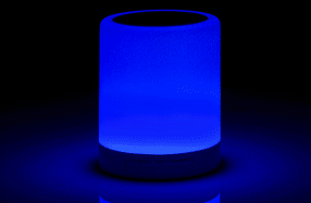 Altavoz inalámbrico y lámpara táctil