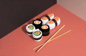 Estuche de calcetines para sushi lovers