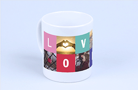 Taza personalizada con mosaico