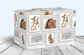 Papel de regalo personalizado modelo marcos de pared