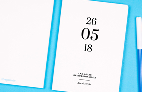 Libretas personalizables para recién casados