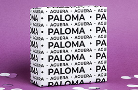 Papel de regalo personalizado modelo tu nombre