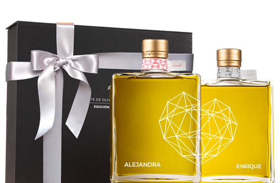 Aceite de Oliva Premium personalizado en estuche de lujo
