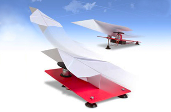 Lanzador de aviones de papel