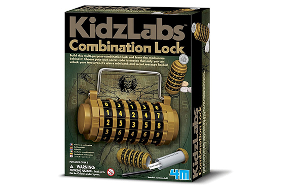 Kit para construir tu candado con combinación