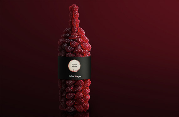 Gominolas para comer vino