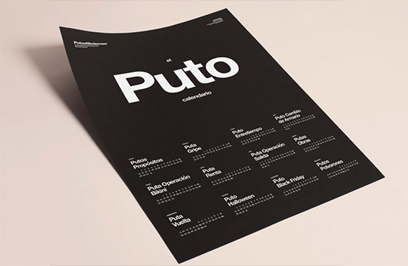 "Puto" calendario