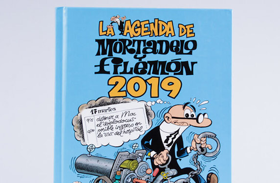 La agenda de Mortadelo y Filemón 2019