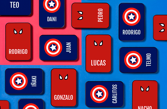 Batería portátil personalizada para fans de los comics