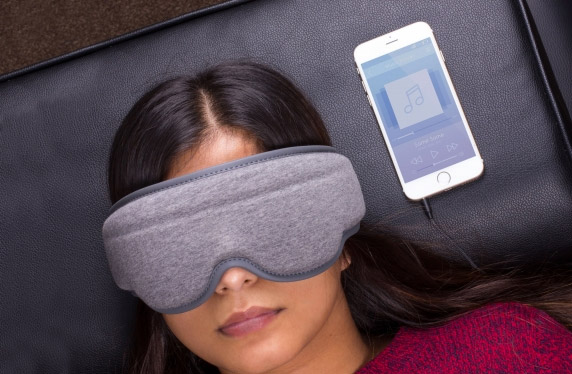 Máscara de dormir con música