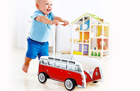 Andador furgoneta hippie de Volkswagen