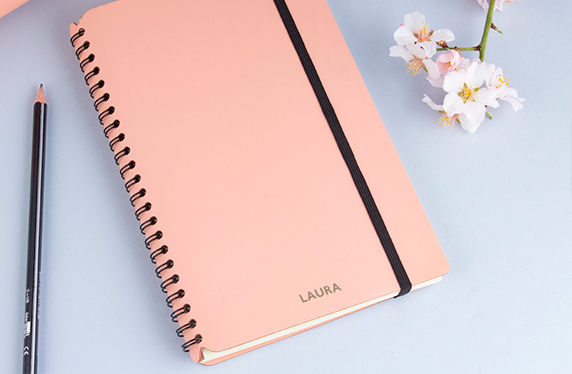 Libreta personalizada de cuero