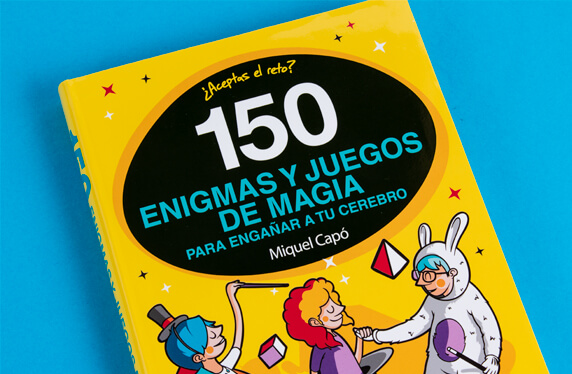 Libro "150 enigmas y juegos de magia"