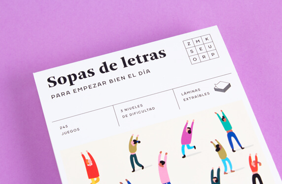 Sopas de letras, para empezar bien el día