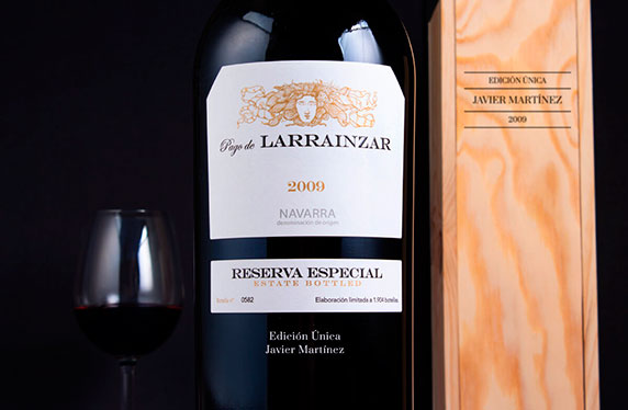 Magnum Pago de Larrainzar Reserva Especial 2009 personalizado