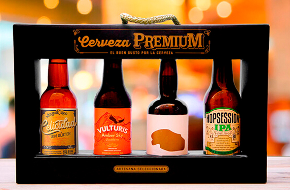 Estuche de cervezas premium