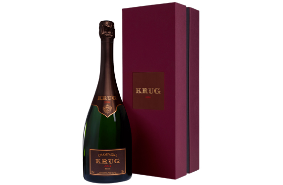 Champagne Krug 2004 en estuche de regalo