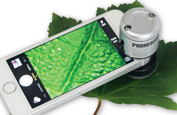 Phonescope, el microscopio para smartphones