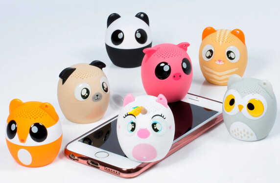 Mini altavoces inalámbricos de animales