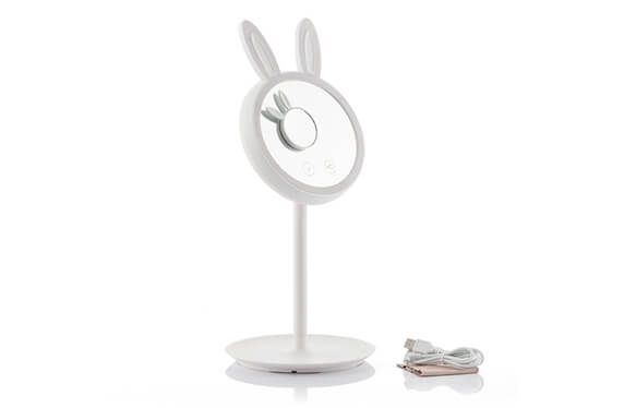 Espejo de maquillaje LED 2 en 1